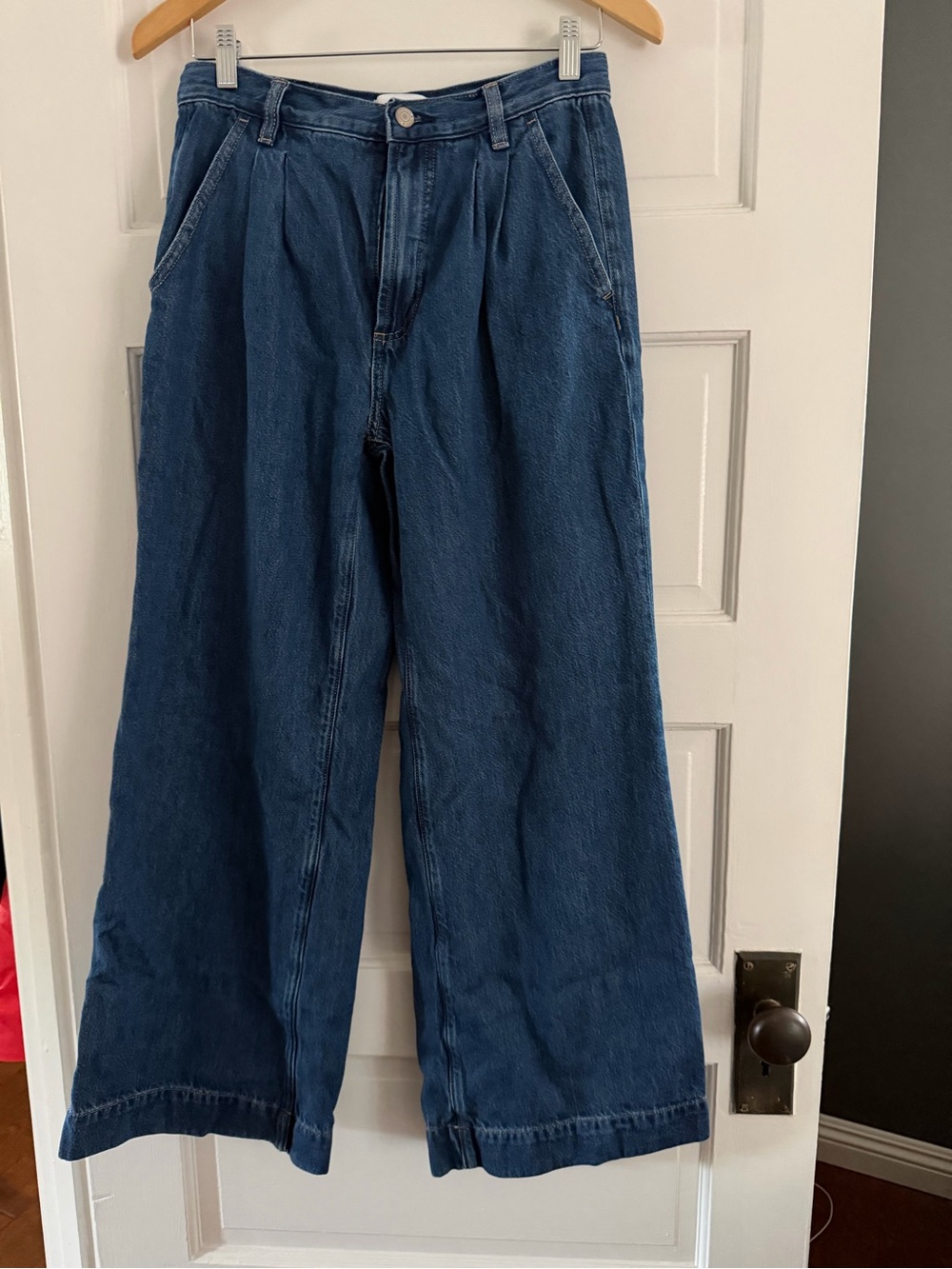 Pistola High-Rise Wide Leg trouser Women’s Jeans in Dark Blue-27